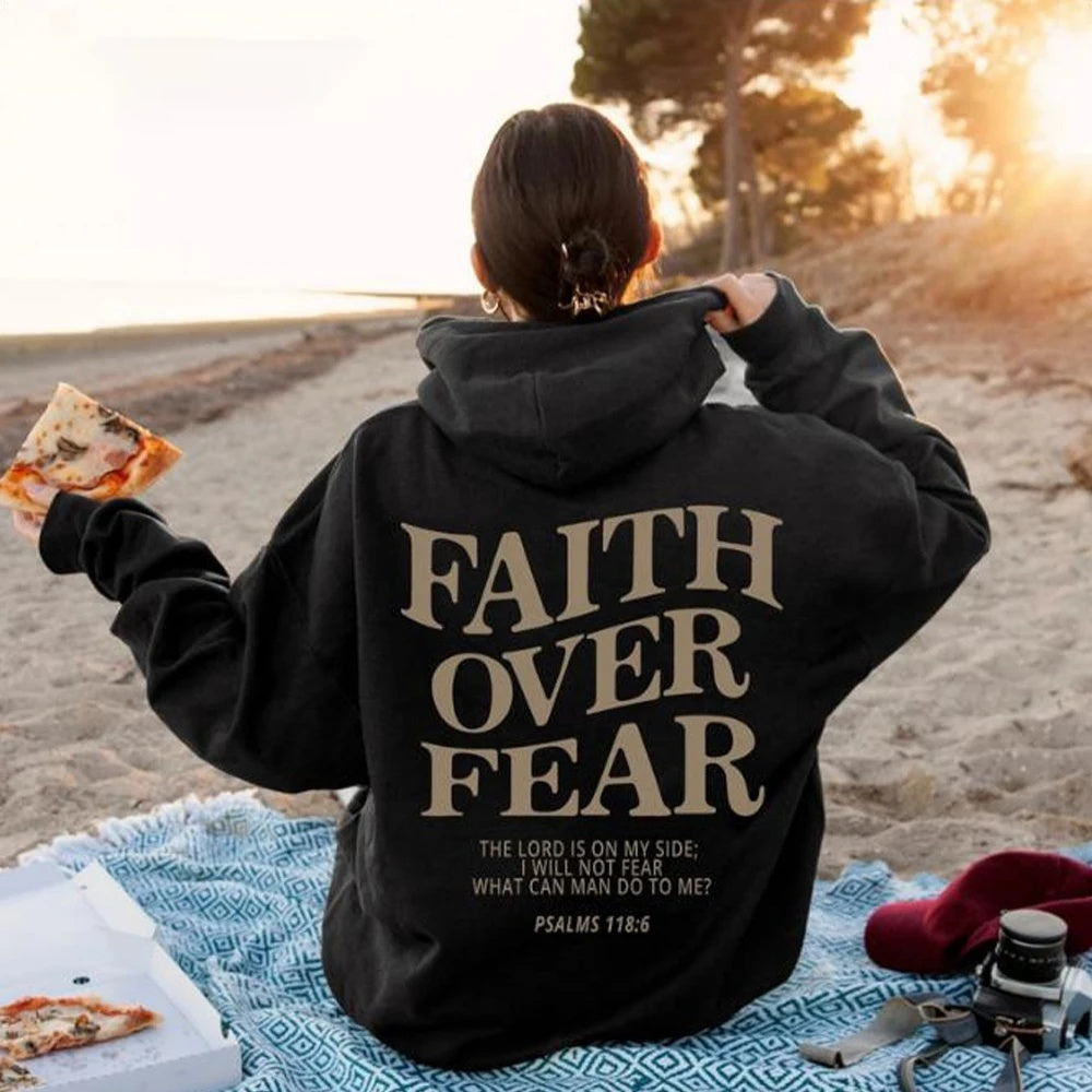 Viral Faith Over Fear Hoodie