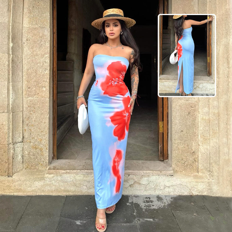 Floral Slim MAXI Dress