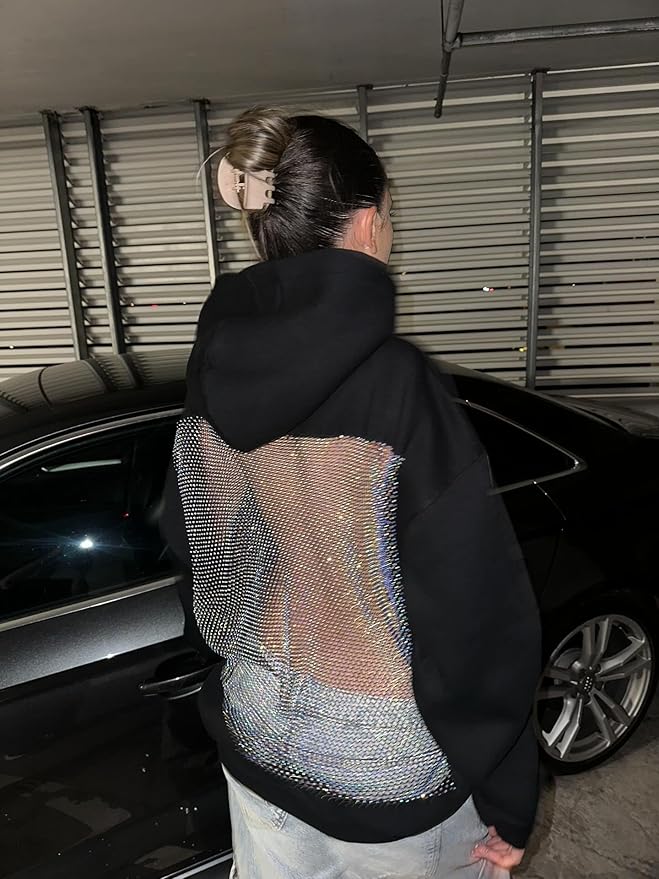 Crystal Mesh hoodie
