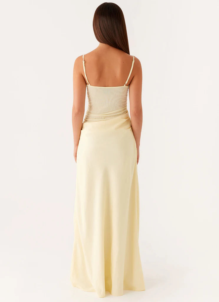Viral Pink Lace Maxi