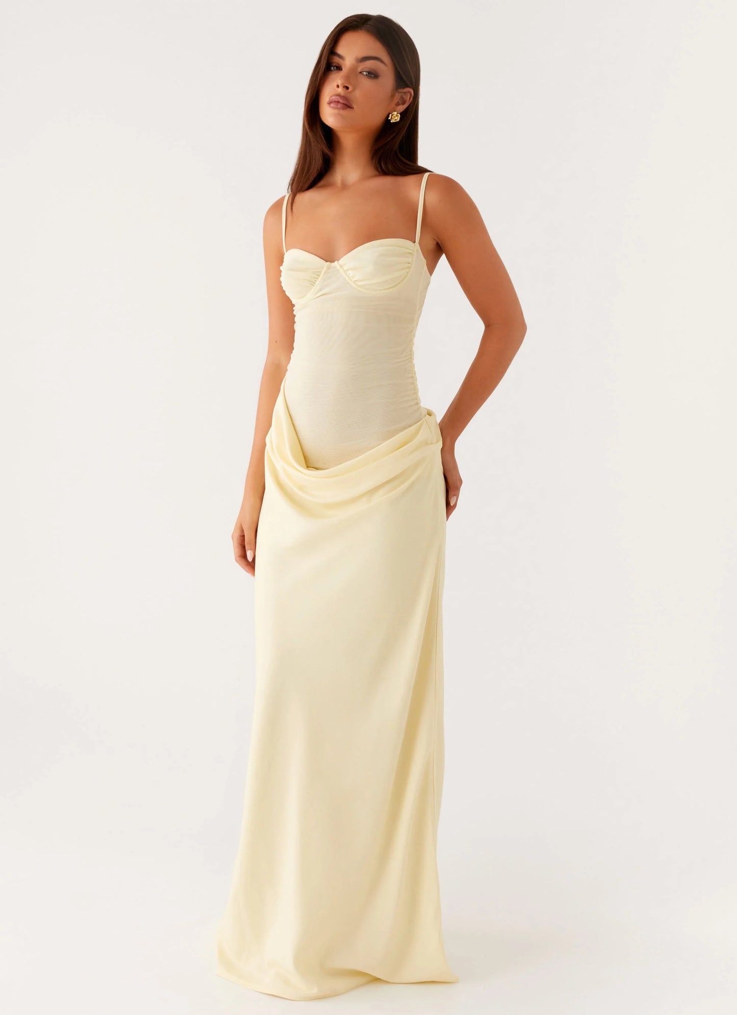 Viral Pink Lace Maxi