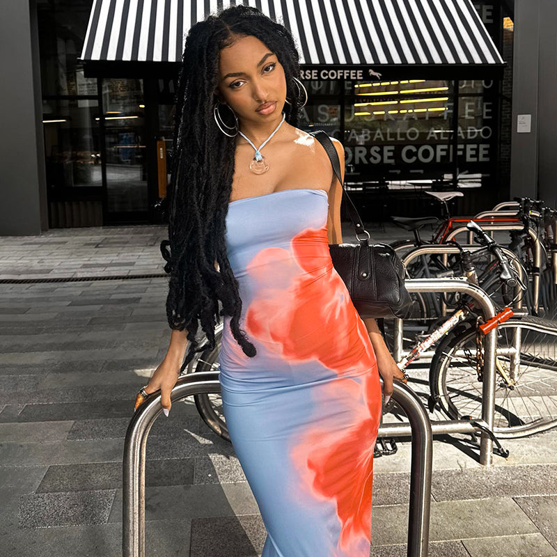 Floral Slim MAXI Dress