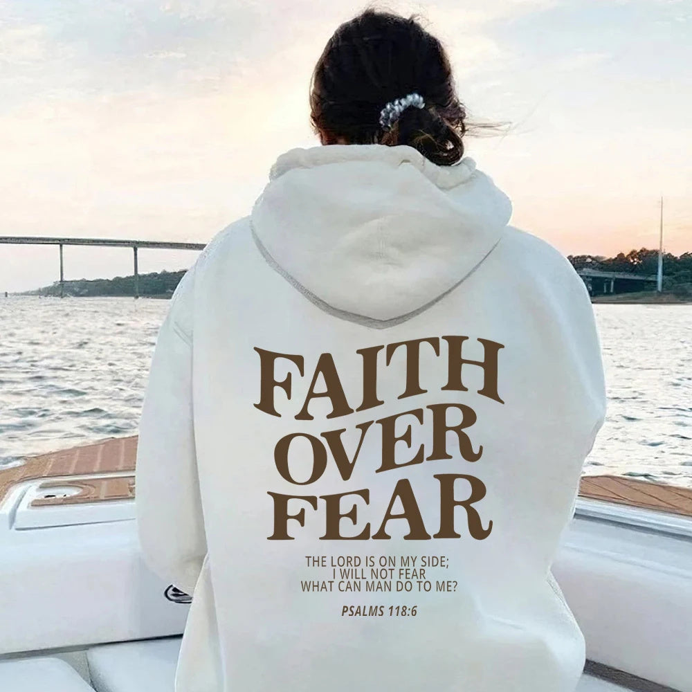 Viral Faith Over Fear Hoodie