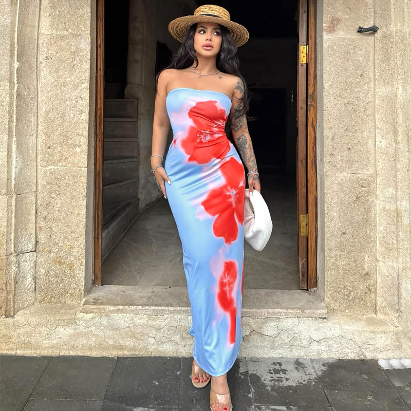 Floral Slim MAXI Dress