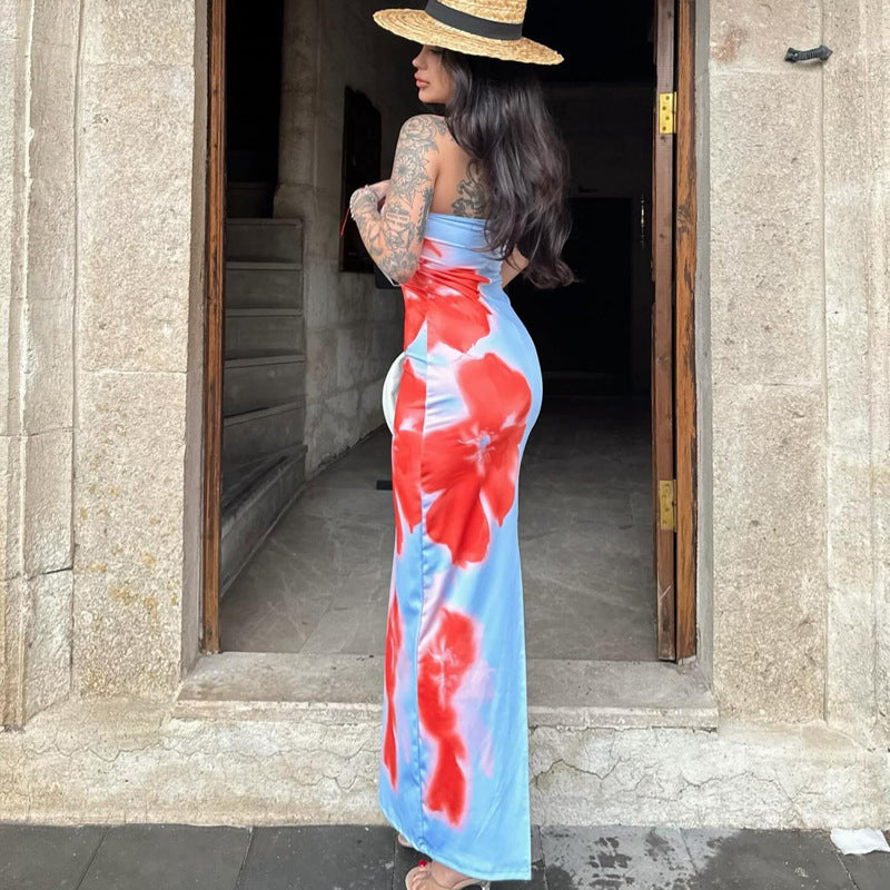 Floral Slim MAXI Dress
