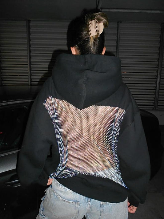 Crystal Mesh hoodie