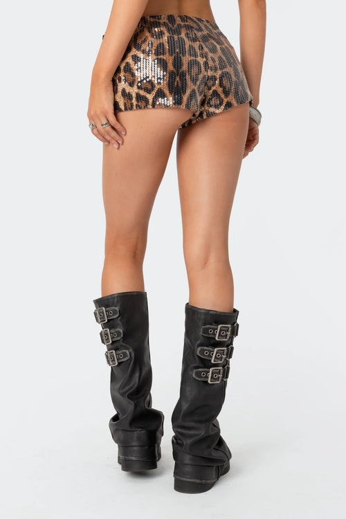 Leopard Micro Shorts