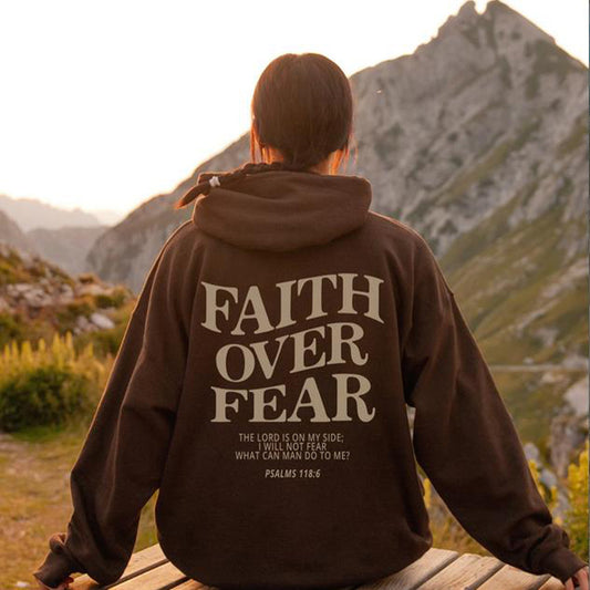 Viral Faith Over Fear Hoodie